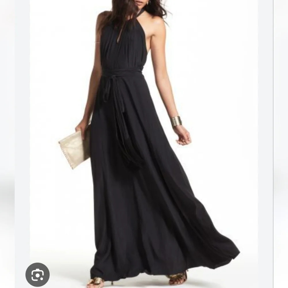 Calypso St. Barth Women's Reloyna Halter Maxi Dress Black Size XSmall